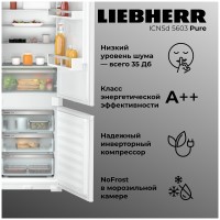 Встраиваемый двухкамерный холодильник Liebherr ICNSd 5603-20 001 NoFrost XL