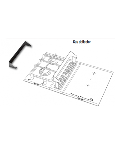 Газовый дефлектор для комбинирования Kuppersbusch ZKM8053