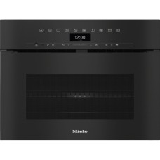 Духовой шкаф Miele компактный с СВЧ H7440BMX OBSW черный обсидиан