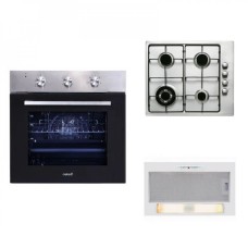 Газовая варочная панель Cata GI6031X + Электрический духовой шкаф CATA ME6206X + Вытяжка Cata G45WH/C