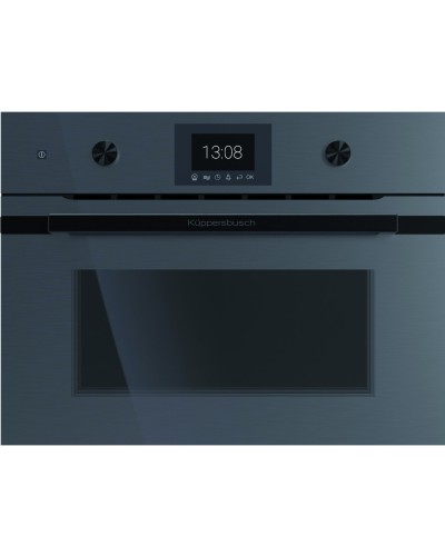 Компактный духовой шкаф с микроволнами Kuppersbusch CBM 6350.0 GPH 6 Black Steel