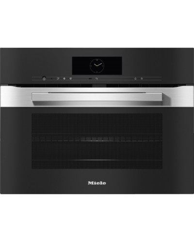 Духовой шкаф компактный с СВЧ Miele H7840BM CLST сталь