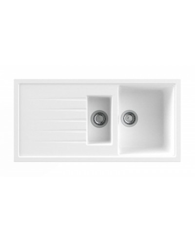 Мойка NorGranite 100.50 1B 1/2B 1D WH