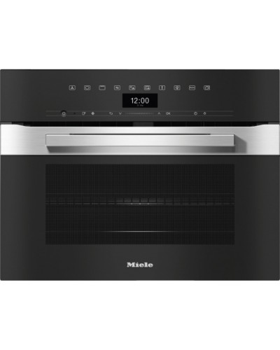 Духовой шкаф Miele компактный с СВЧ H7440BM CLST сталь