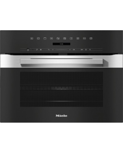 Духовой шкаф Miele компактный с СВЧ H7240BM CLST сталь